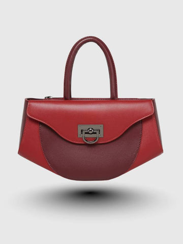 MAROON Women's Elegant Satchel Handbag.