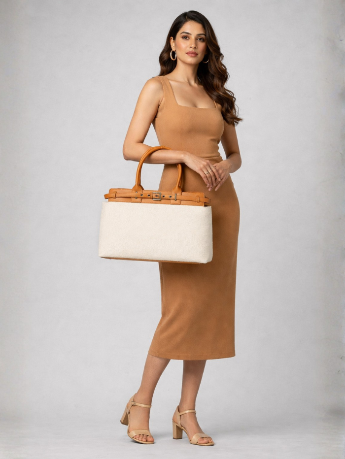 MAISON LUXE OFF WHITE HANDBAG FOR WOMEN