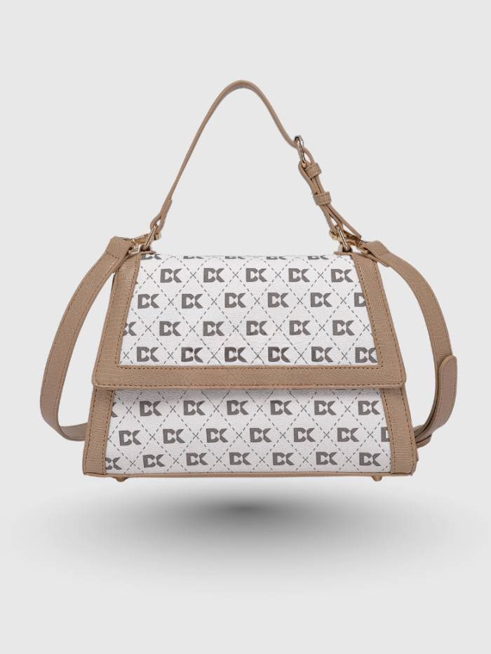 KHAKI Women  Printed Satchel Handbag |