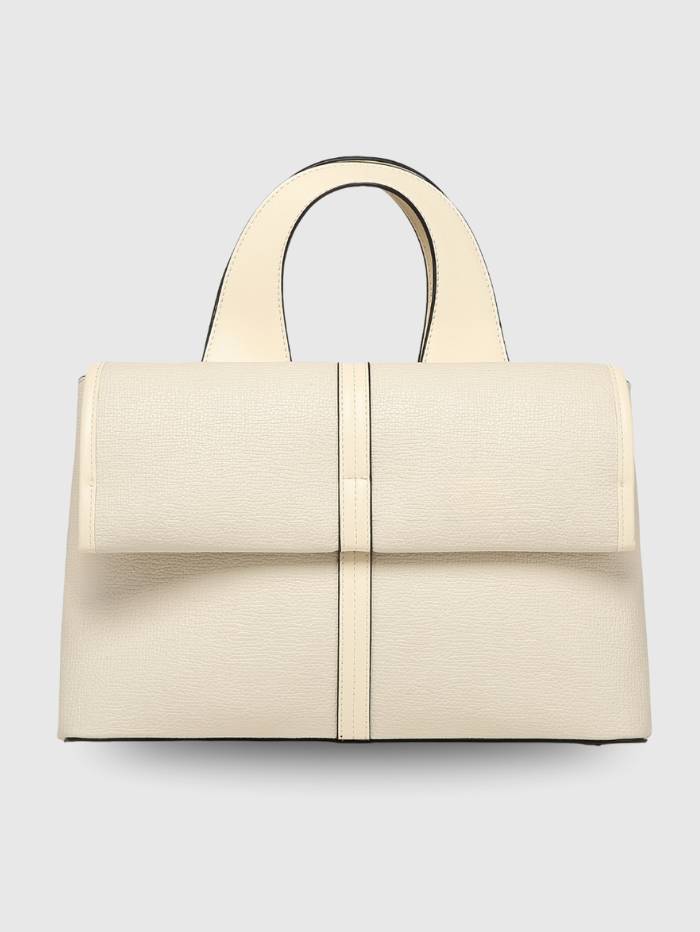 OFFWHITE Women's Elegant Top Handle Satchel Handbag.