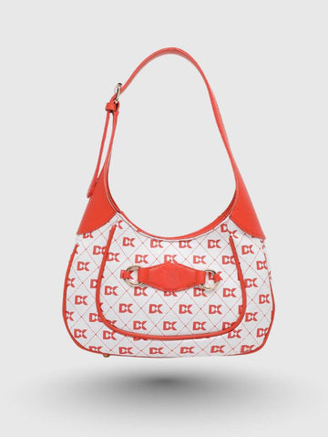 ORANGE Women's Monogram Hobo Shoulder Bag |