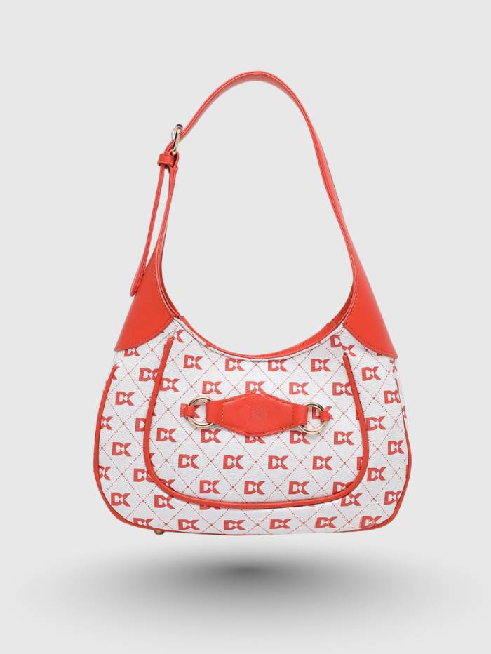 ORANGE Women's Monogram Hobo Shoulder Bag |