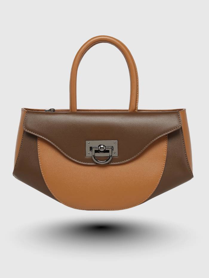 ORANGE Women's Elegant Satchel Handbag.