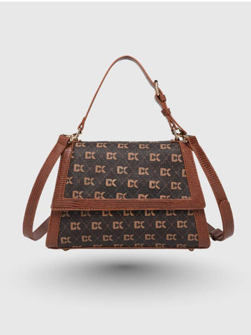 COFFEE Women  Printed Satchel Handbag |