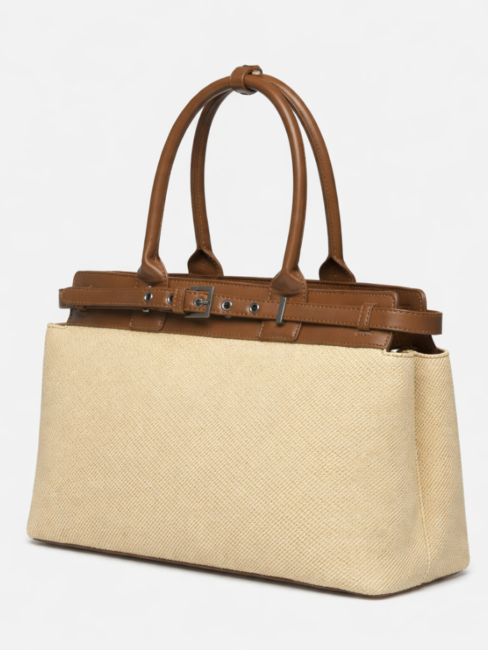 MAISON LUXE BEIGE HANDBAG FOR WOMEN