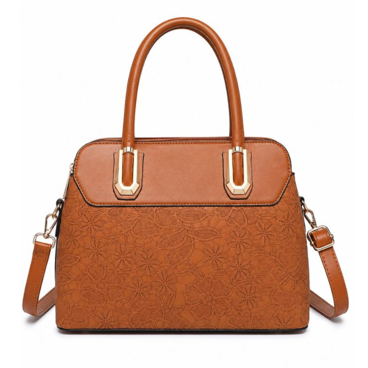 Premium Tan Women Handbag with Adjustable Sling Strap