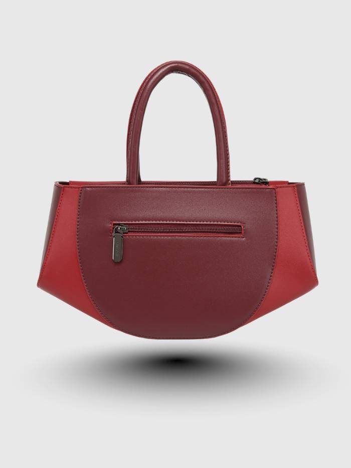 MAROON Women's Elegant Satchel Handbag.