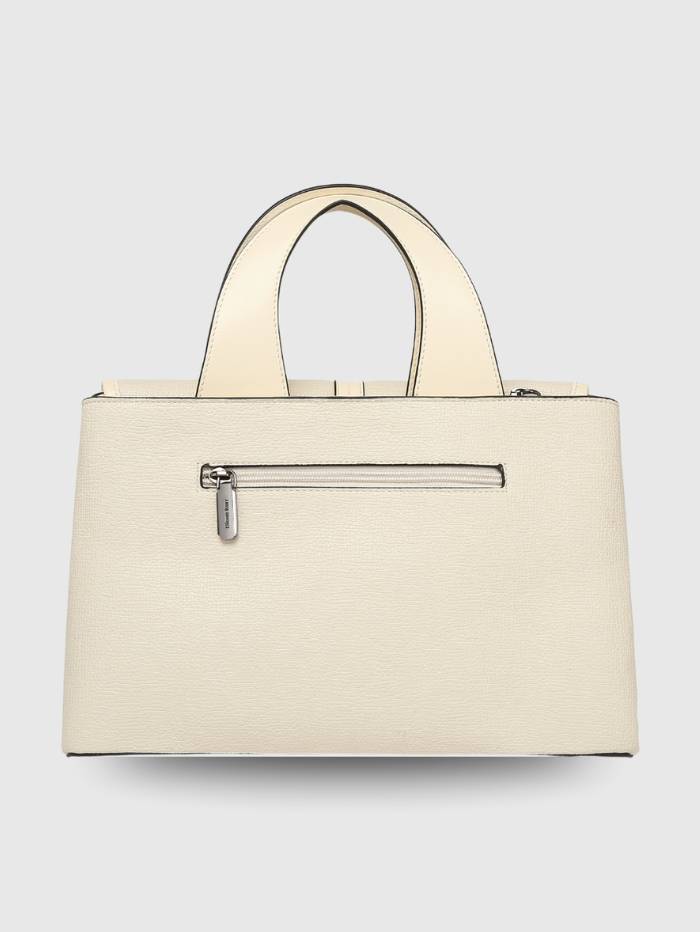 OFFWHITE Women's Elegant Top Handle Satchel Handbag.