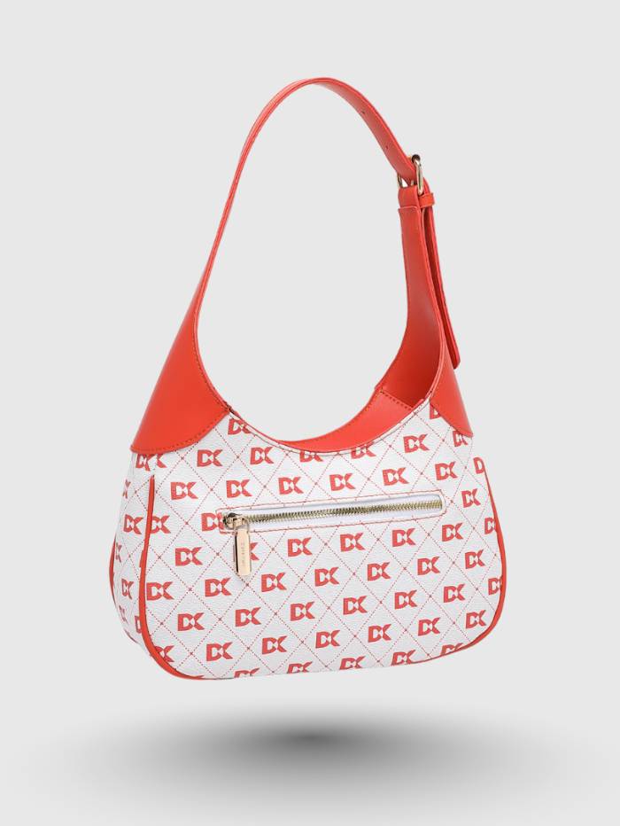 ORANGE Women's Monogram Hobo Shoulder Bag |
