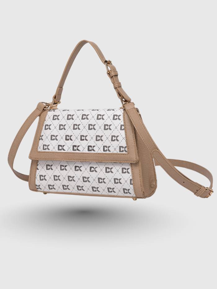 KHAKI Women  Printed Satchel Handbag |