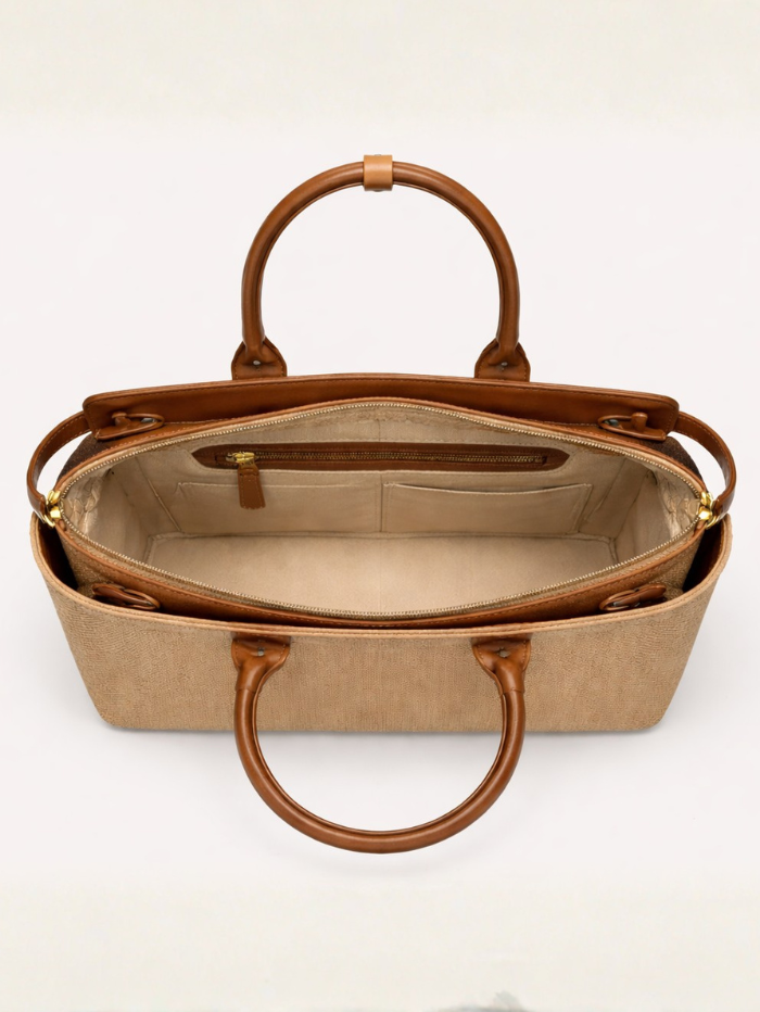 MAISON LUXE BROWN HANDBAG FOR WOMEN