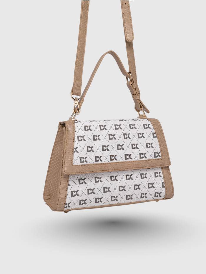 KHAKI Women  Printed Satchel Handbag |