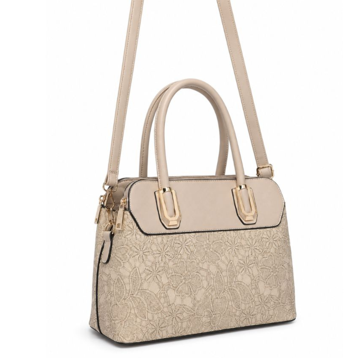 Premium Apricot Women Handbag with Adjustable Sling Strap