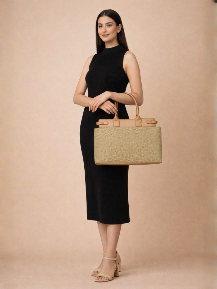 MAISON LUXE OLIVE GREEN HANDBAG FOR WOMEN