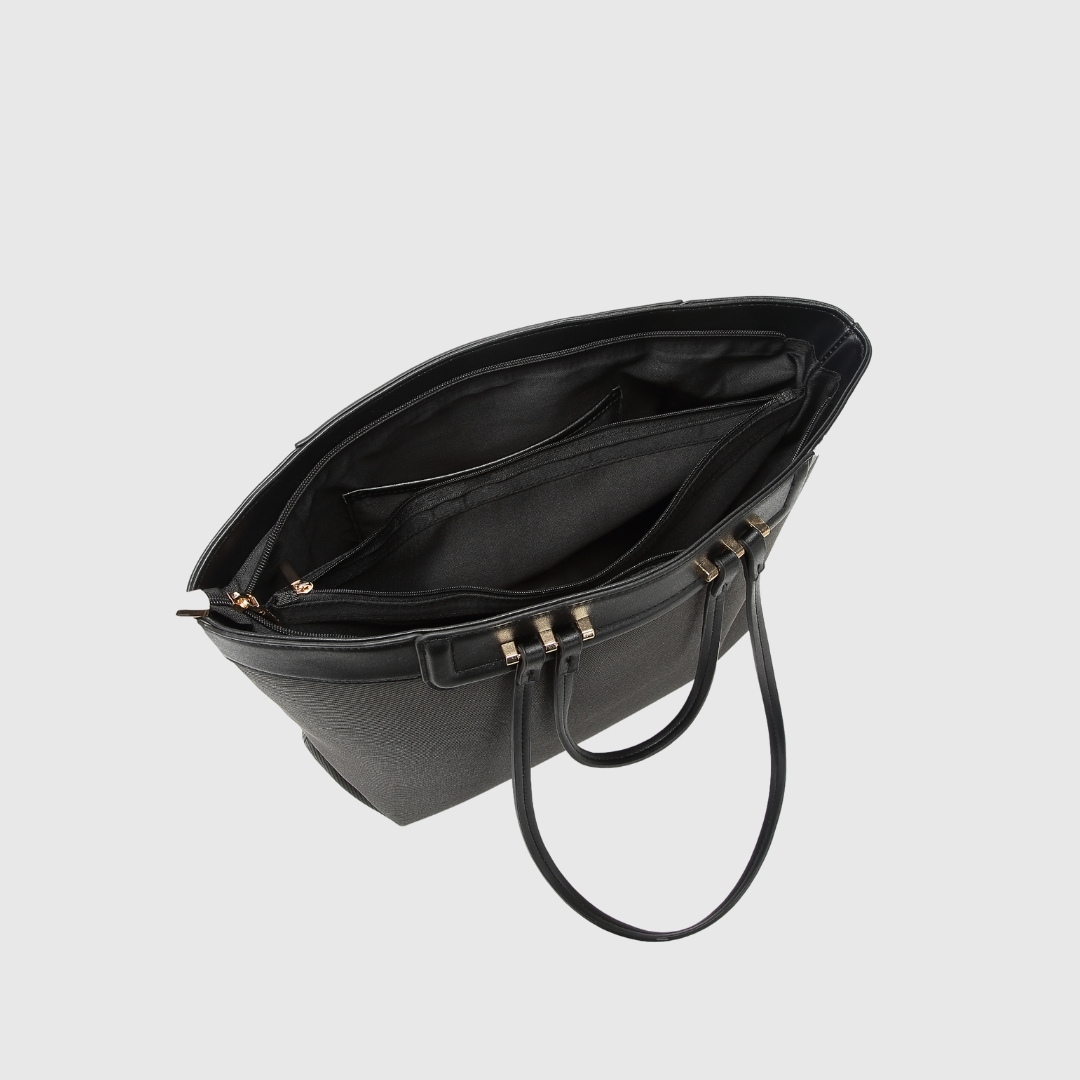 CLASSIC HAZEL BLACK TOTE BAG