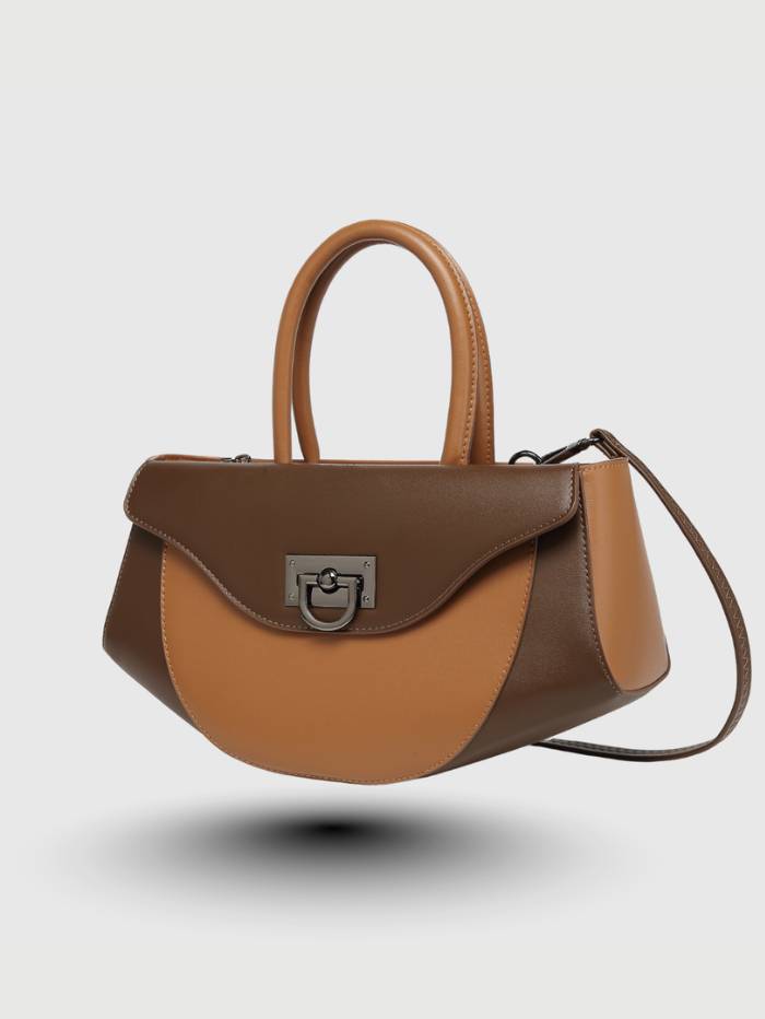 ORANGE Women's Elegant Satchel Handbag.