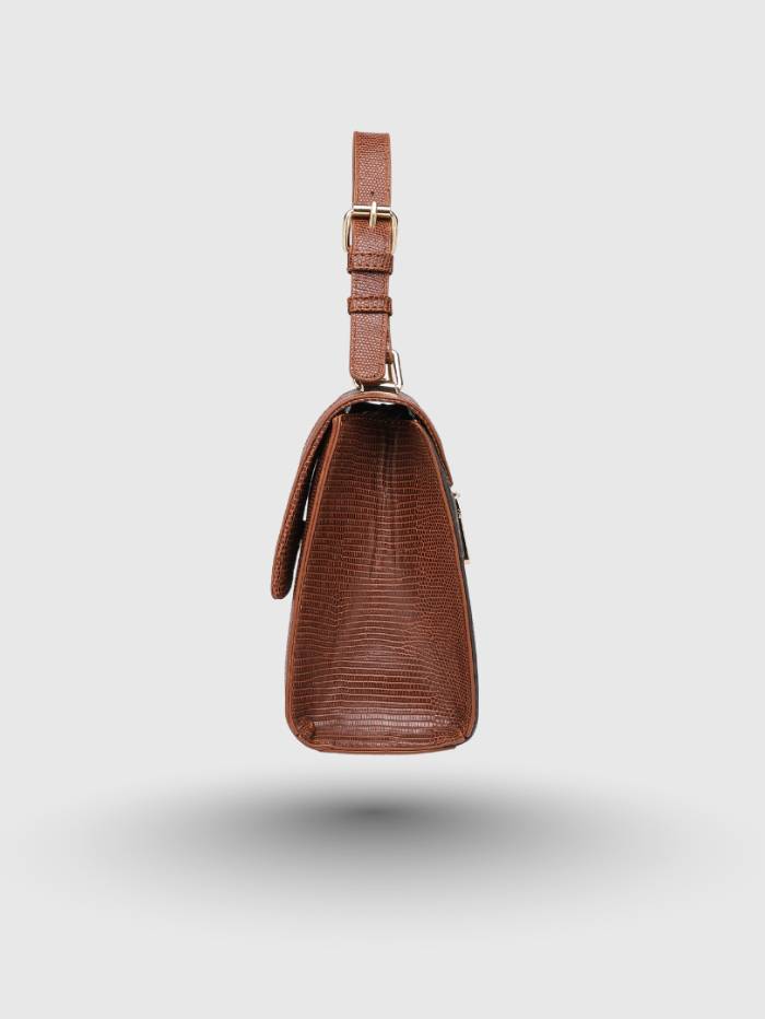 COFFEE Women  Printed Satchel Handbag |