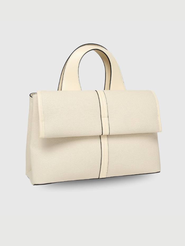OFFWHITE Women's Elegant Top Handle Satchel Handbag.