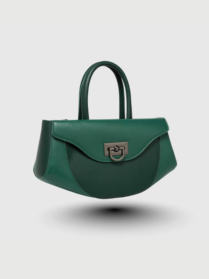 GREEN Women's Elegant Satchel Handbag.