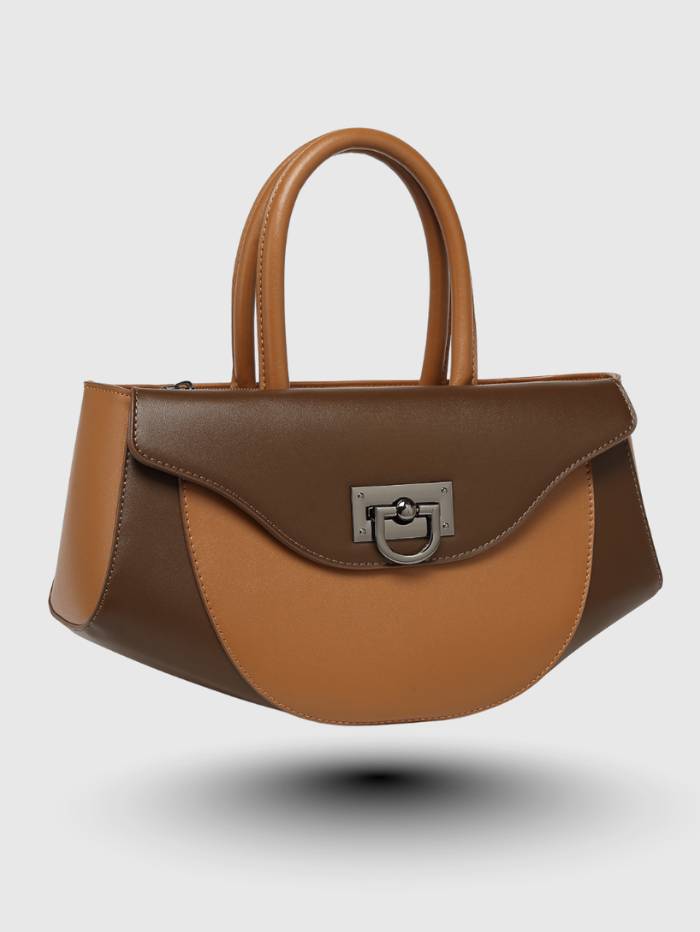 ORANGE Women's Elegant Satchel Handbag.