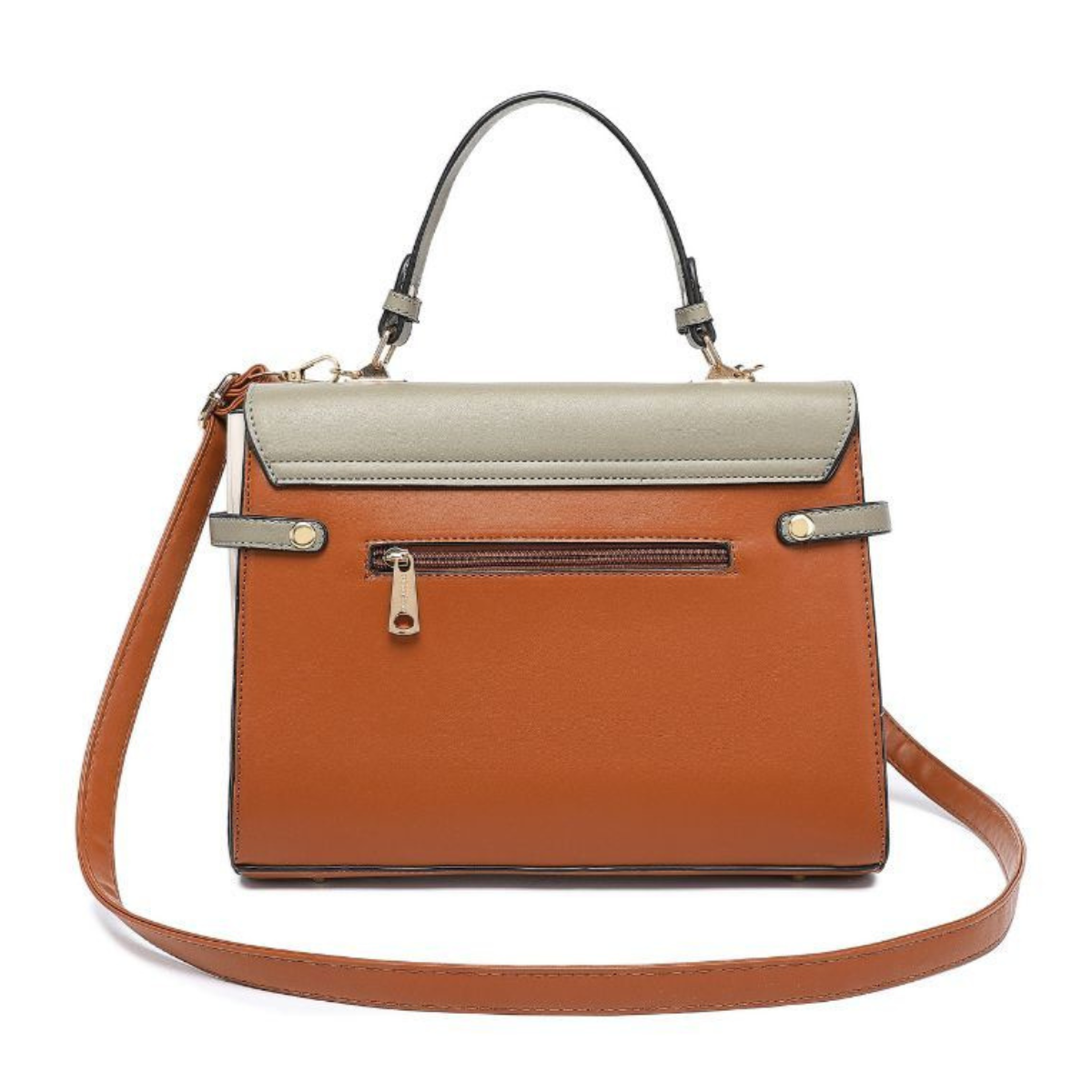Premium Brown Women Handbag with Adjustable Sling Strap